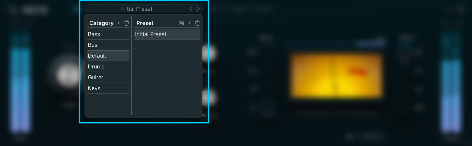 Preset browser